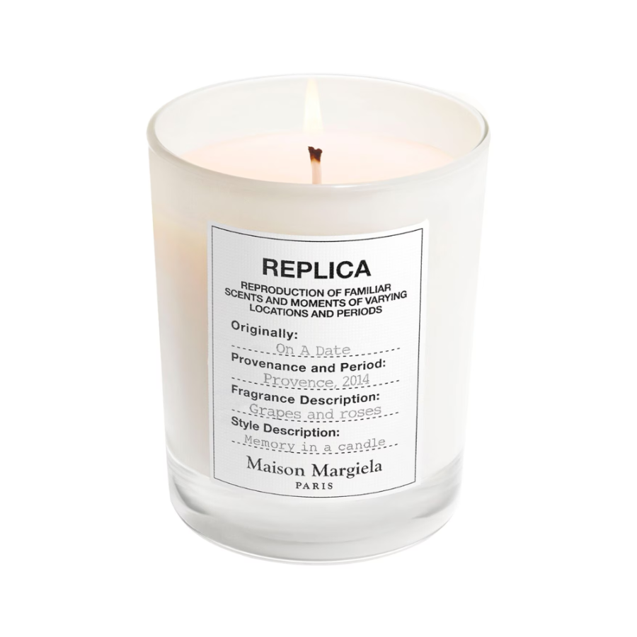 REPLICA ON A DATE CANDLE